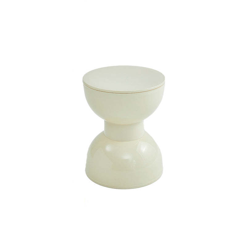 Scandinavian Hourglass Plastic Footstool