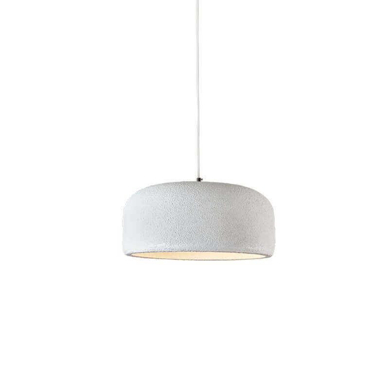 Japanese Matte Resin Dome Pendant Light