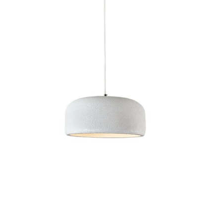 Japanese Matte Resin Dome Pendant Light