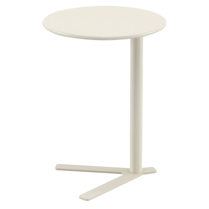 Scandinavian V-Base Iron End Table