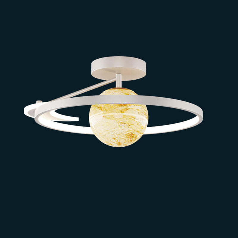 Modern Space Planet Globe LED Ceiling Light