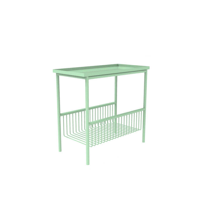 Scandinavian Iron 2-Tier Storage Side Table