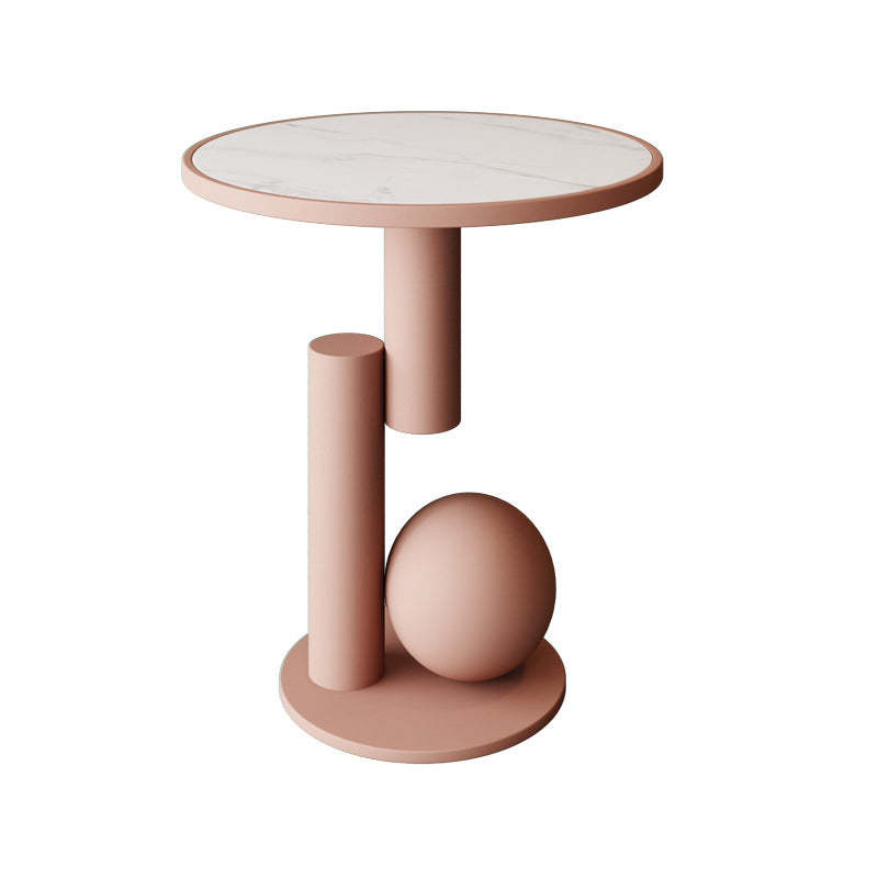 Contemporary Sintered Stone Geometric Coffee Table