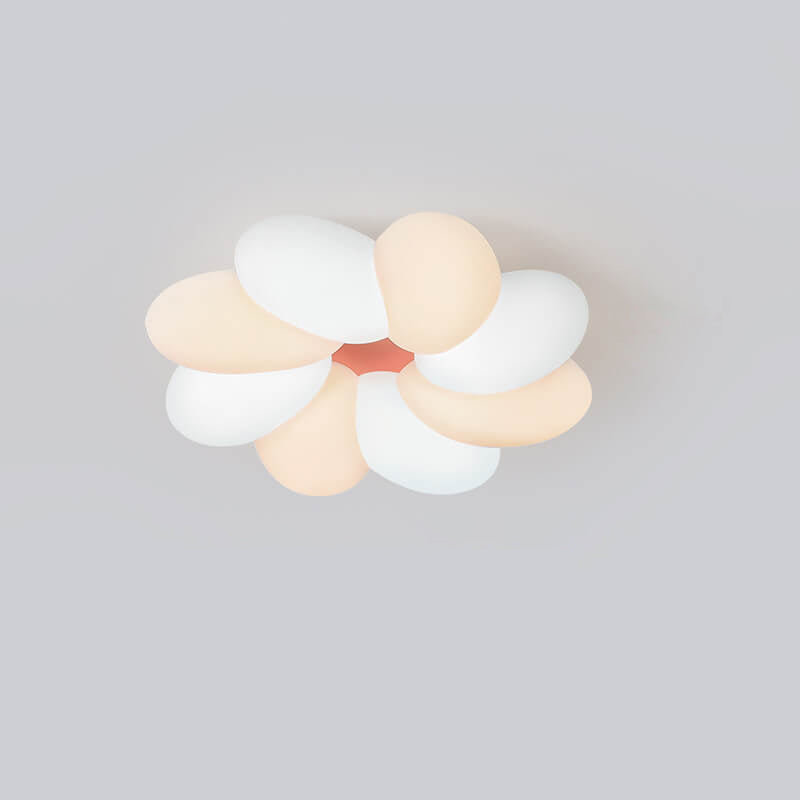 Nordic Colorful Flower LED Flush Mount Light