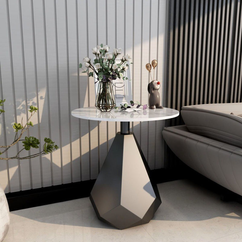 Contemporary Marble Sintered Stone Coffee Table