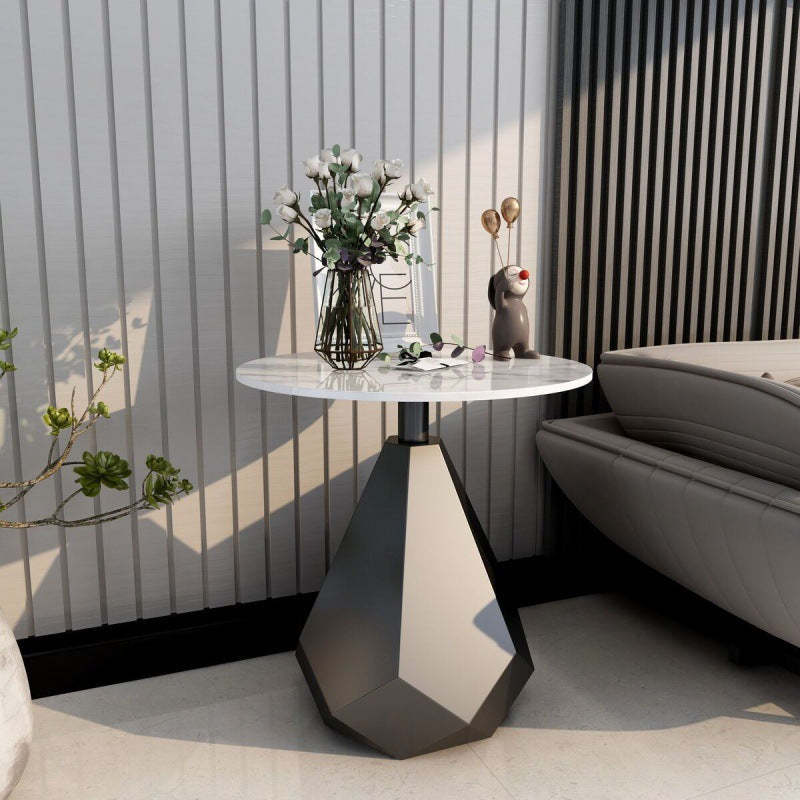 Contemporary Marble Sintered Stone Coffee Table