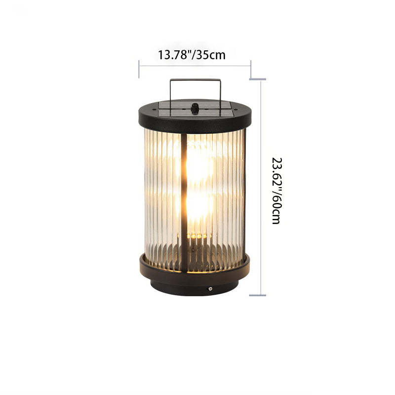 Minimalist Solar Stripe Aluminum Landscape Light