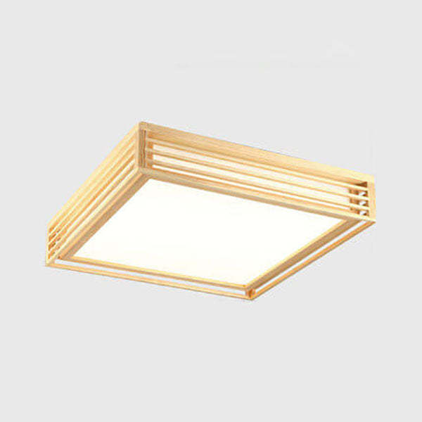 Nordic Japanese Tatami Flush Mount Light