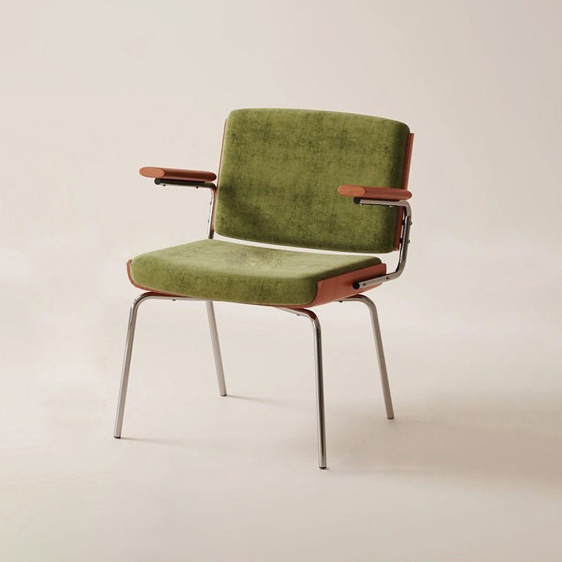 Vintage Wood Plated Iron Dining Chair