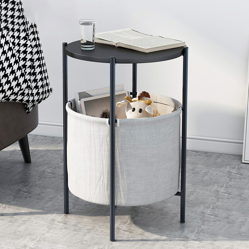Scandinavian Marble Metal Fabric Coffee Table