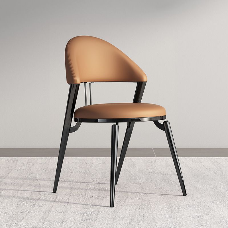 Modern Cushion Lambswool Titanium Dining Chair