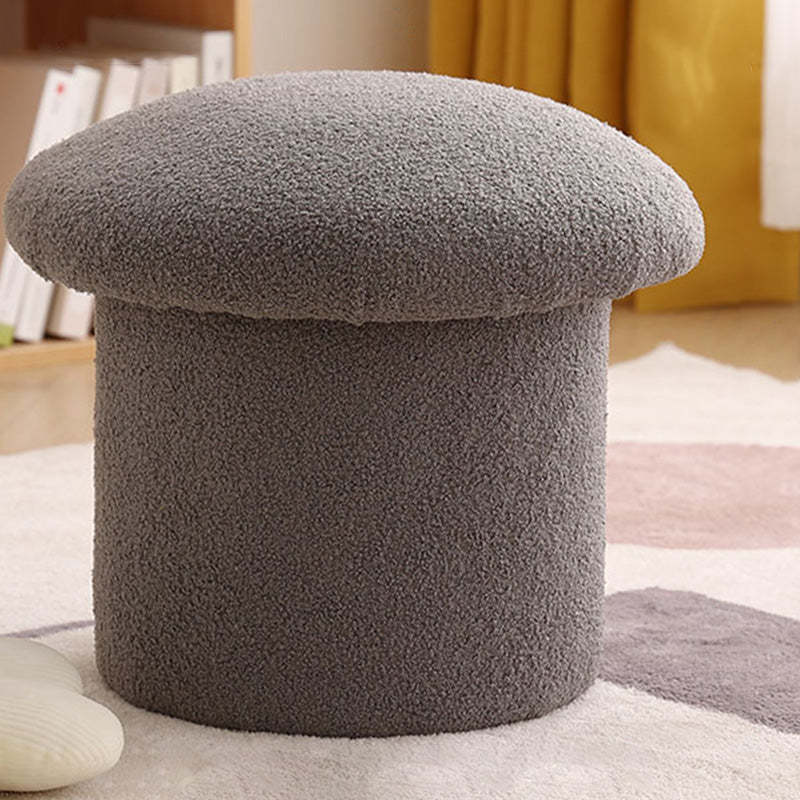 Mushroom Velvet Pouf Footstool