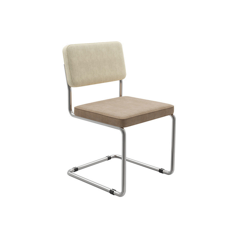 Nordic Fabric Steel Bracket Dining Chair