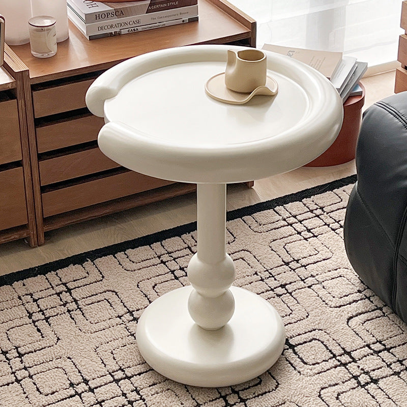 Minimalist Oval Beech Wood Side Table