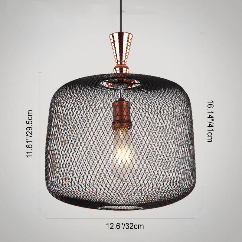 Industrial Cylindrical Pendant Light