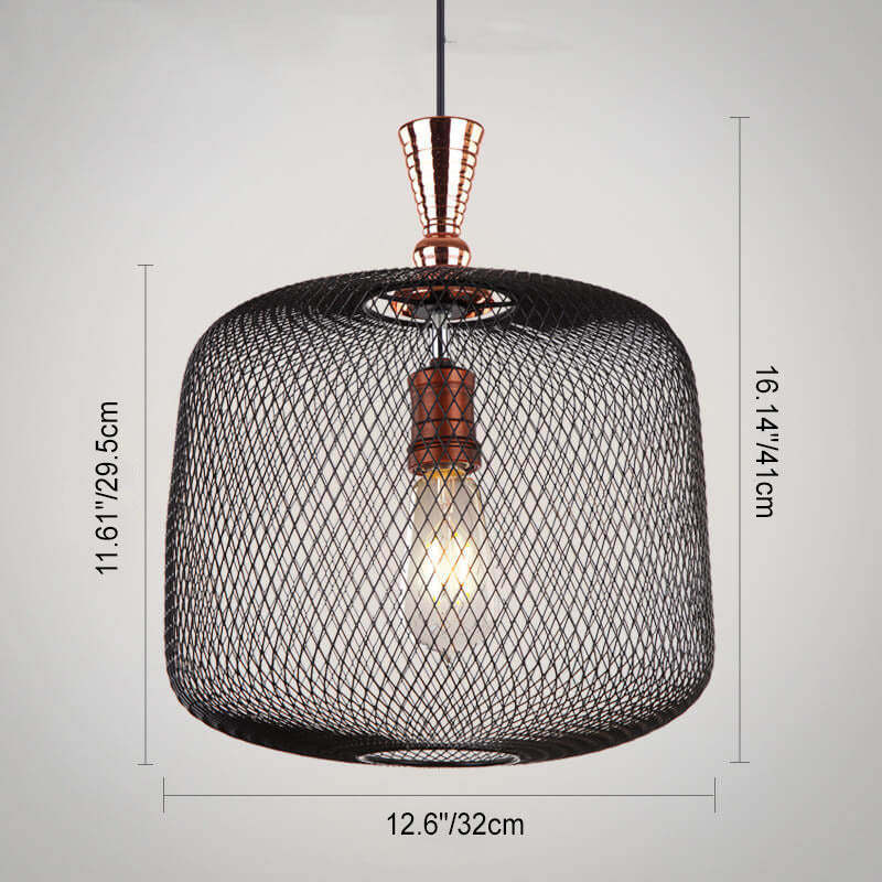 Industrial Cylindrical Pendant Light