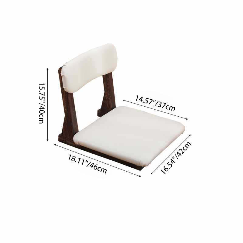 Japanese Paulownia Wood Tatami Chair — D / Paulownia Wood Color