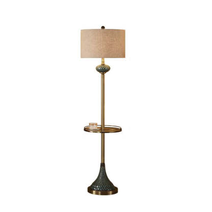 European Ceramic Fabric Floor Lamp