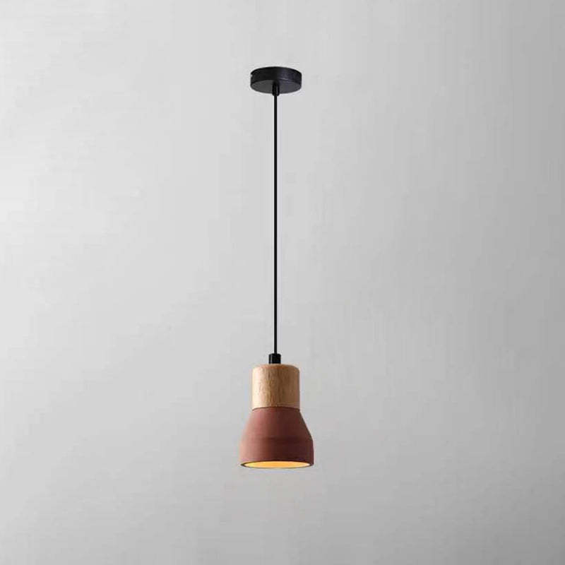 Nordic Cement Tapered Mini LED Pendant
