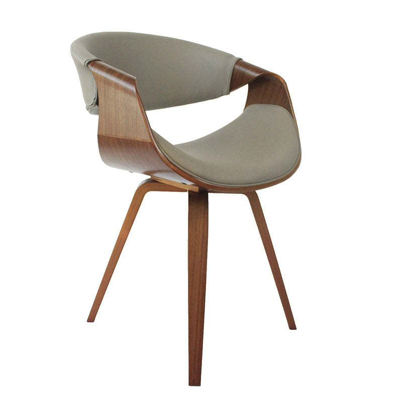 Contemporary Arc Upholstered Dining Chair