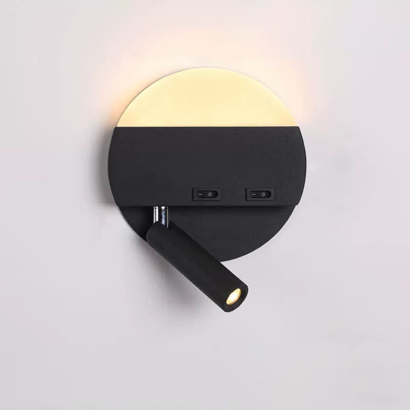 Minimalist Acrylic Aluminum LED Reading Sconce