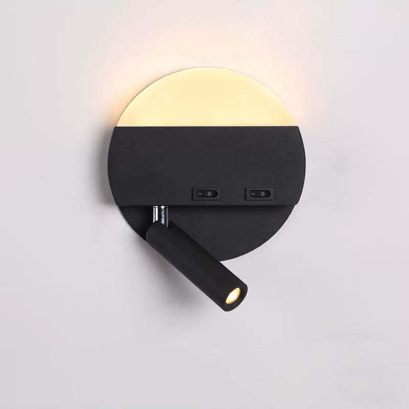 Minimalist Acrylic Aluminum LED Reading Sconce