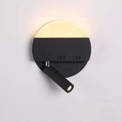 Minimalist Acrylic Aluminum LED Reading Sconce