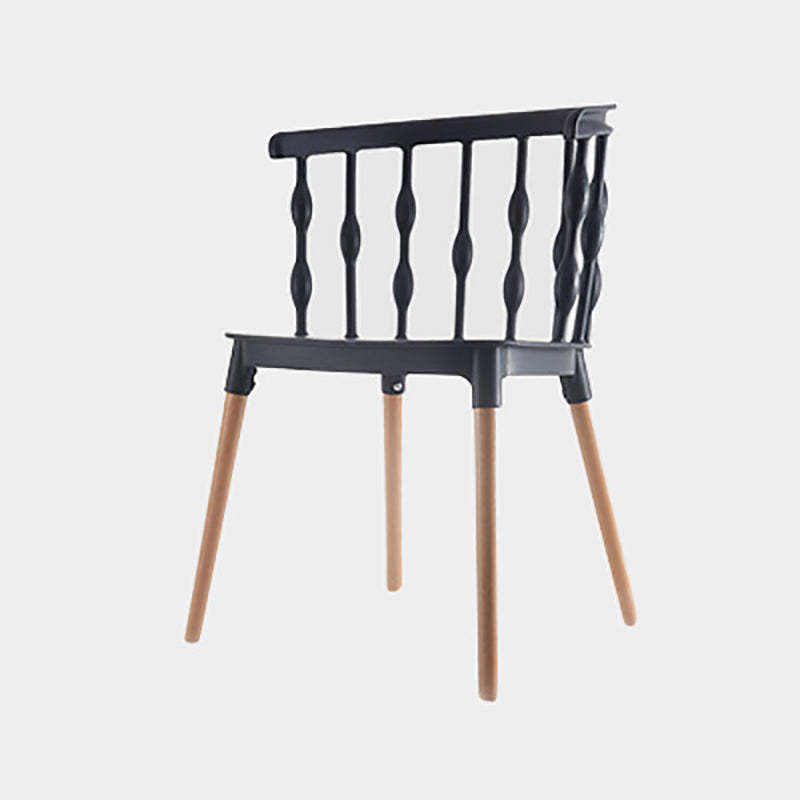 Contemporary Vertical Strip Beechwood Chair