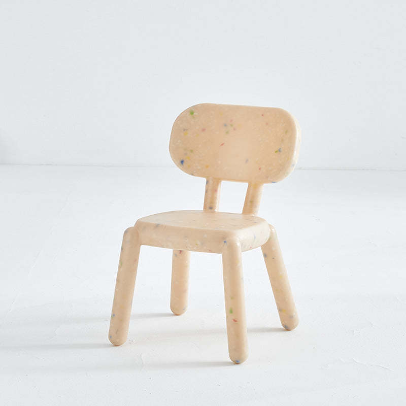 Nordic cartoon low gray low stools, Lighom — Pink