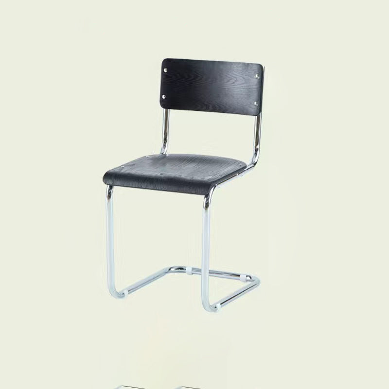 Vintage Bow-Frame Wood Metal Dining Chair