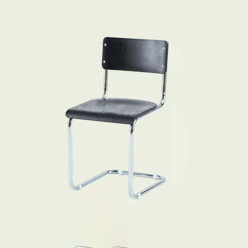 Vintage Bow-Frame Wood Metal Dining Chair