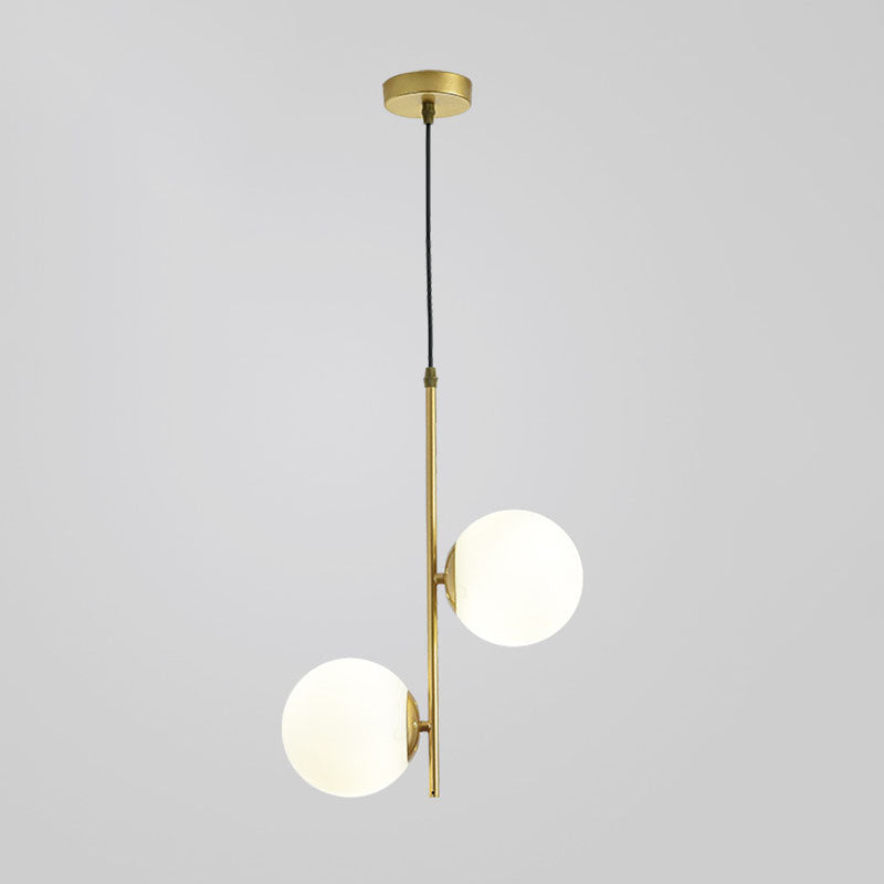 Nordic Minimalist Glass Ball Branch Chandelier