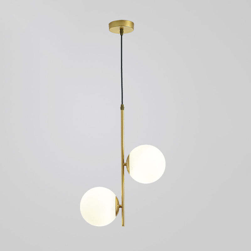 Nordic Minimalist Glass Ball Branch Chandelier