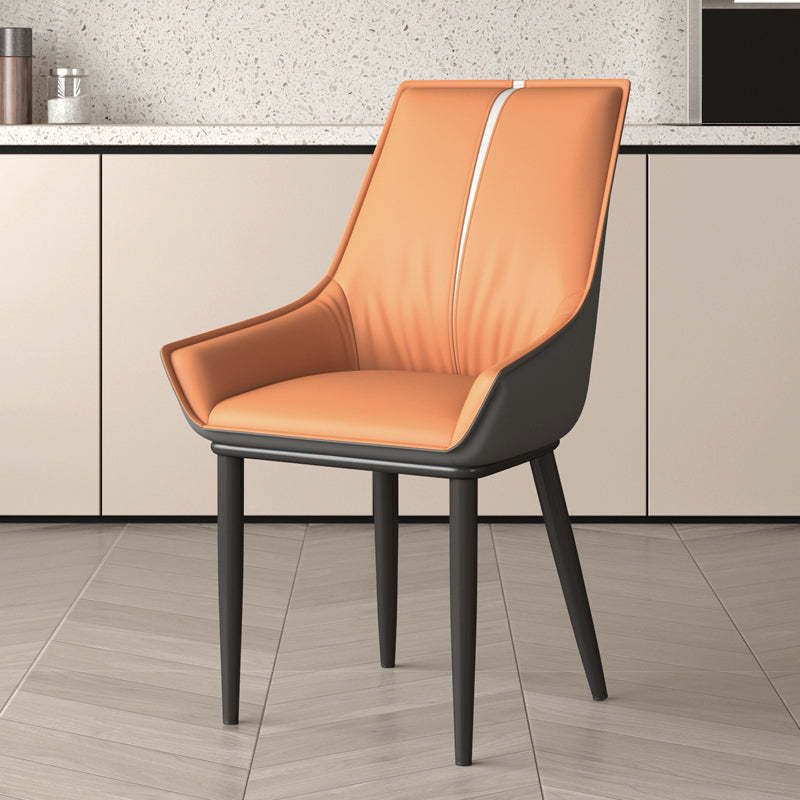 Nordic Leather Upholstered Dining Chair