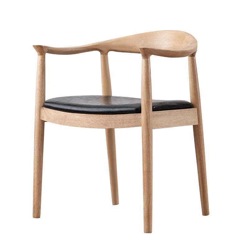 Vintage Braided Rope Wood Dining Chair