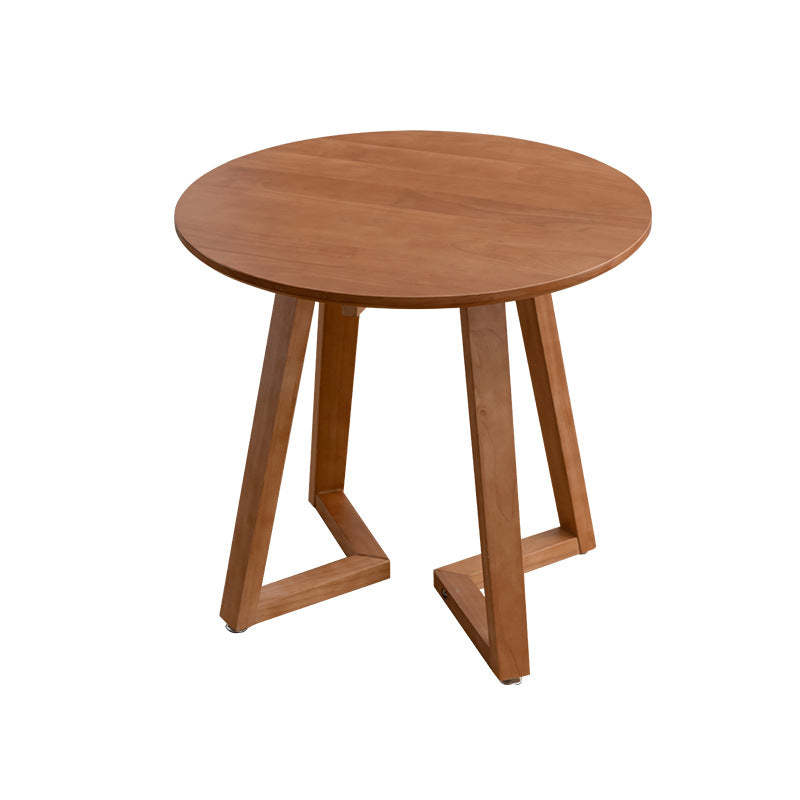 Contemporary Wood V-Leg Coffee Table