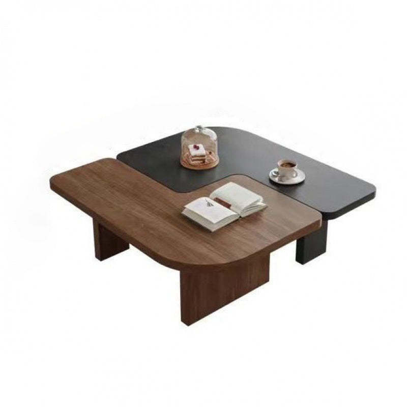 Japanese Rectangular Pine End Table