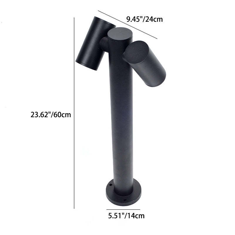 Minimalist Tempered Glass Aluminum Ground Light