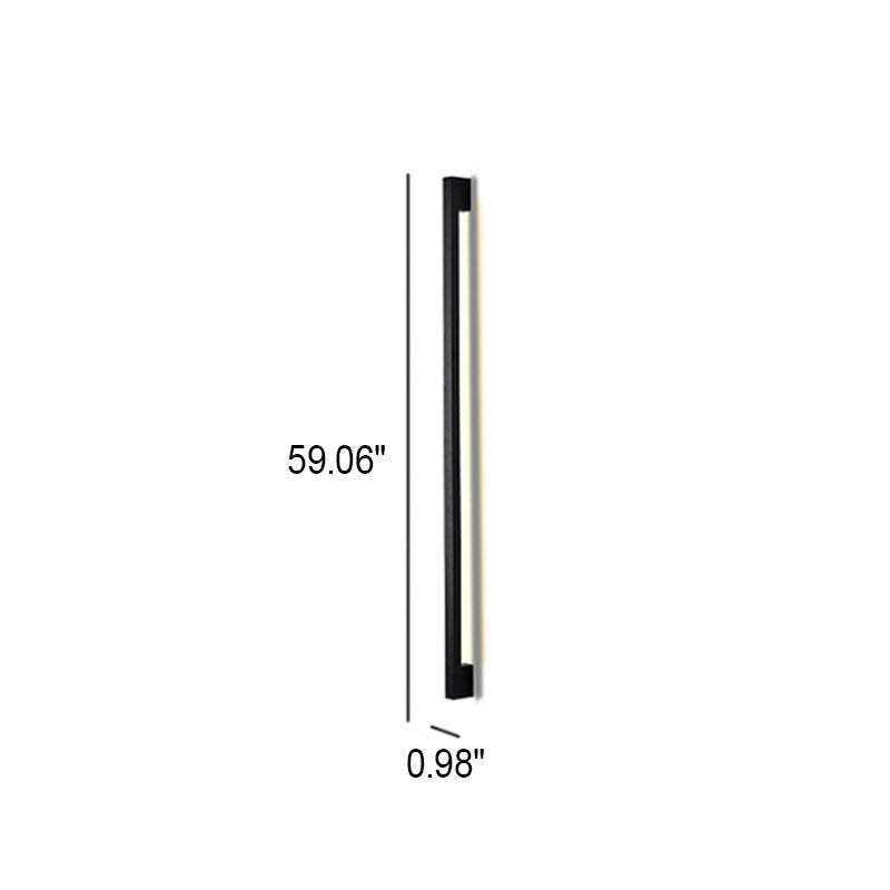 Modern Aluminum Silicone LED Wall Sconce — Infinitely Dimmable / 220V-240V For UK/AU