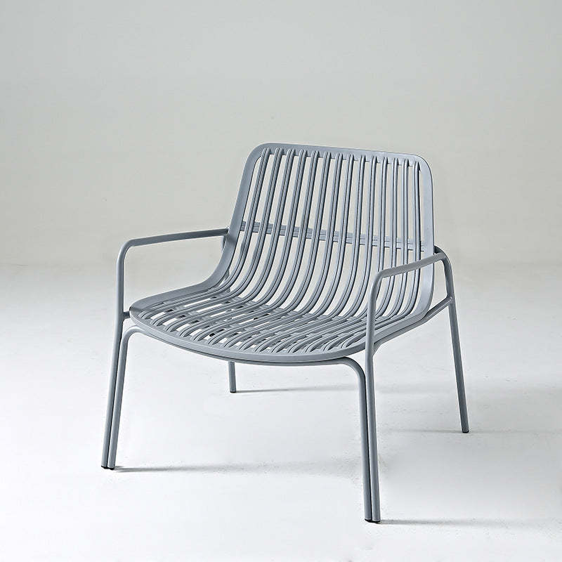 Nordic Rectangular Steel Armchair