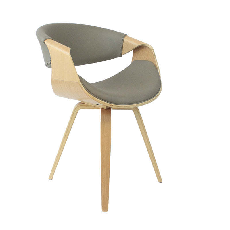 Gray luxury arc upholstered dining chairs & benches
