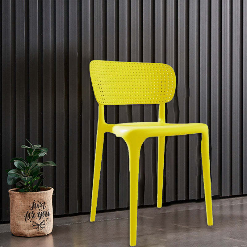 Yellow metal accent chairs - creative