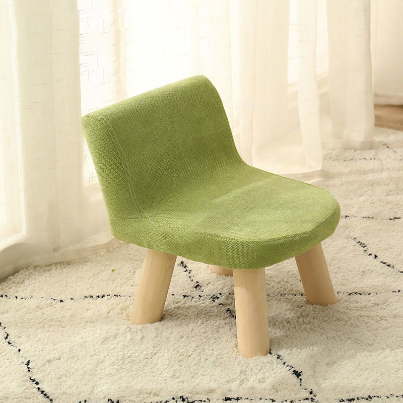 Contemporary Solid Wood Chair — Green