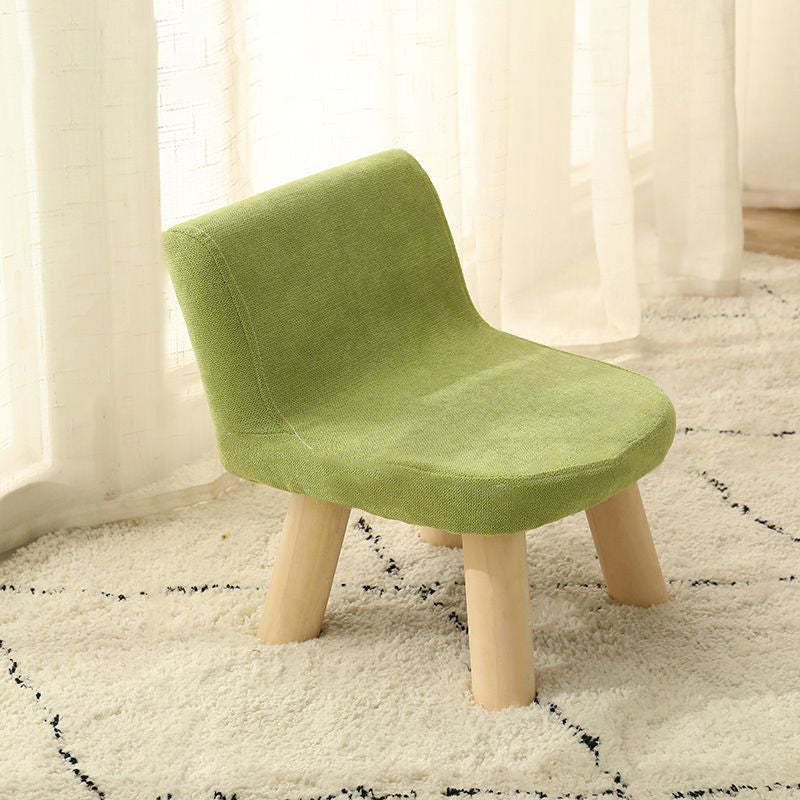 Contemporary Solid Wood Chair — Green