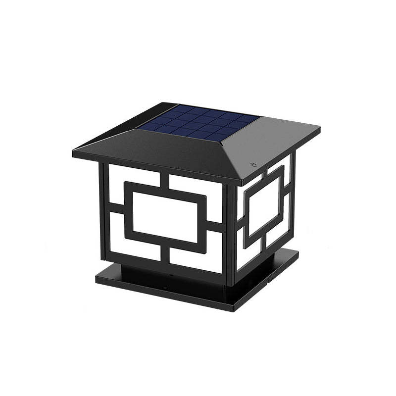 Chinese Solar Acrylic Square Lantern LED Landscape Light