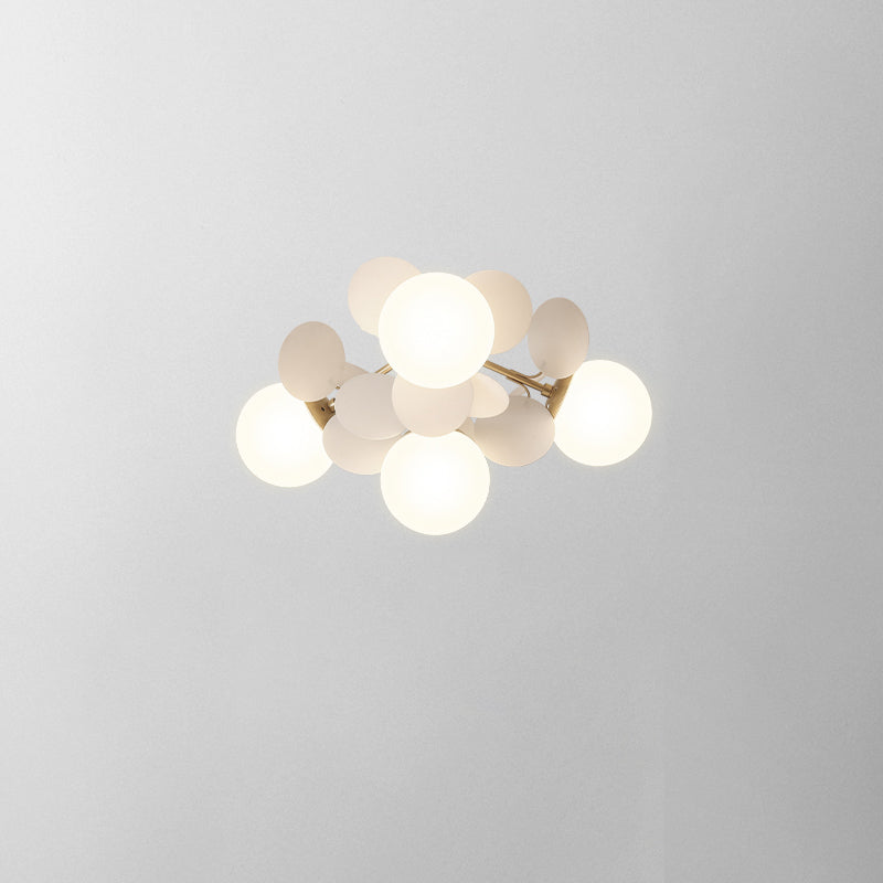 Nordic Iron Flower Branch Ceiling Light