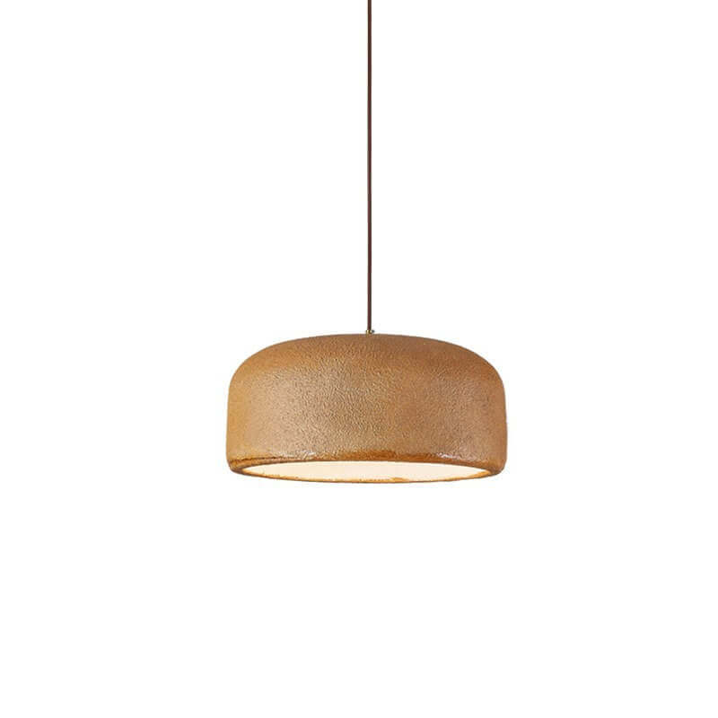 Japanese Matte Resin Dome Pendant Light