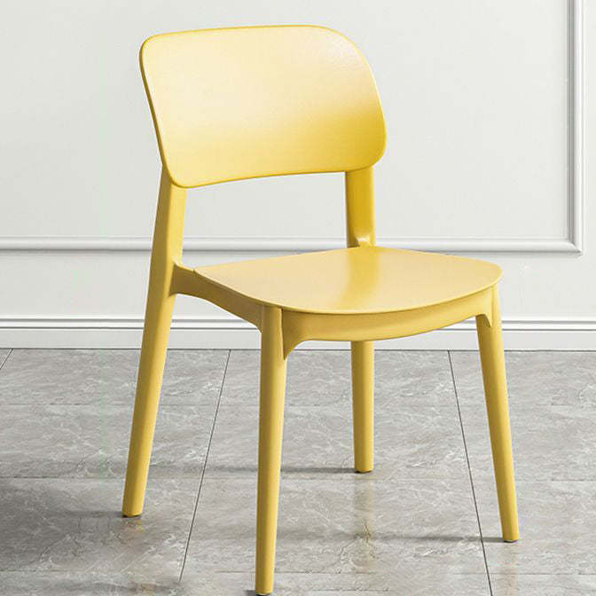 Nordic Macaron Stackable Dining Chair — Light Blue