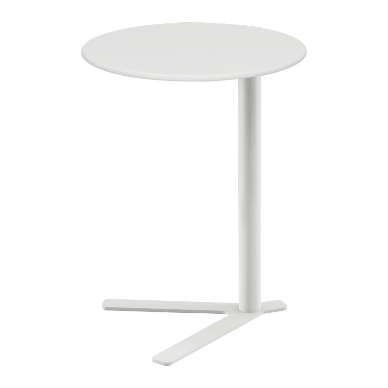 Scandinavian V-Base Iron End Table