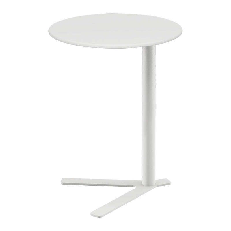 Scandinavian V-Base Iron End Table